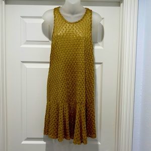 Elif Metallic Crochet Ruffle Dress🌟🌟👙🩱